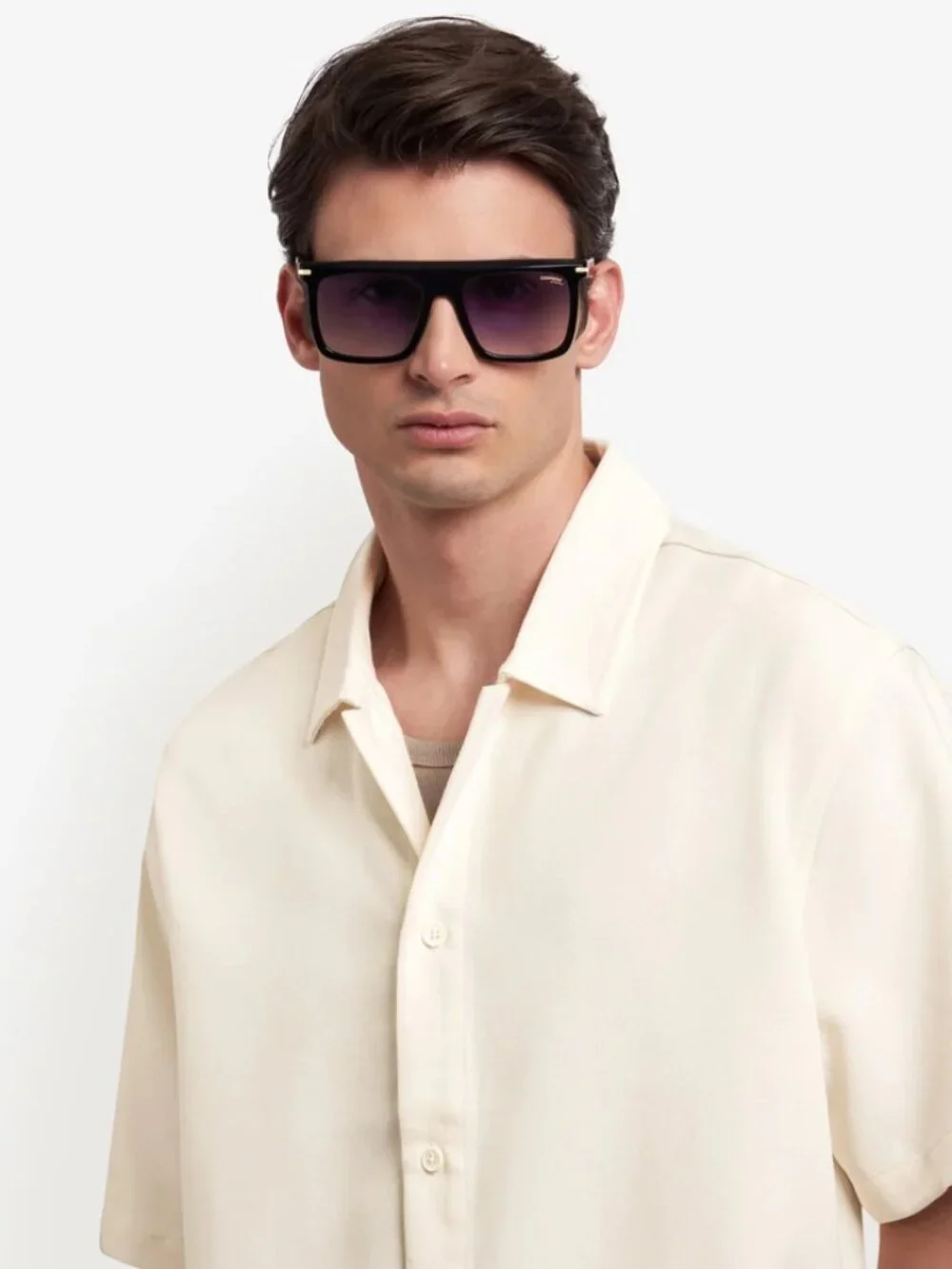 Carrera 359/S 0869K Havana Frame Blue Gradient Lens Square Sunglasses 56-19-150